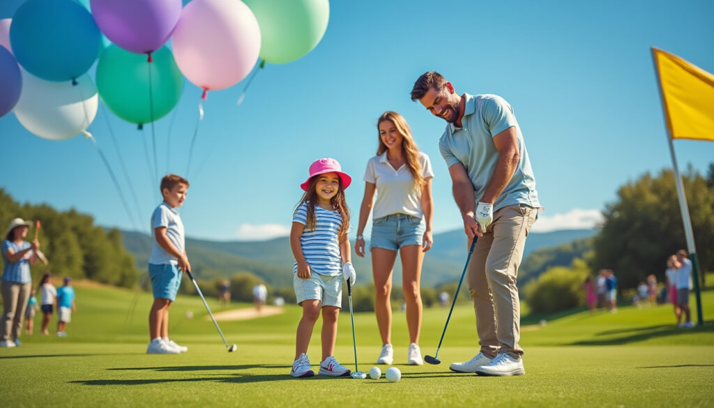 découvrez des événements de golf captivants pour toute la famille ! profitez d'une journée en plein air, d'activités ludiques et de moments inoubliables autour de ce sport passionnant. rejoignez-nous pour une expérience familiale riche en émotions et en partage.